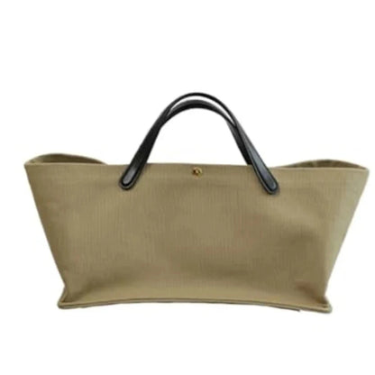 Bolso Tote de Lona y Piel para Mujer – Versátil Bandolera Cruzada y de Hombro, Bolso de Mano Casual y Chic para el Día a Día con un Elegante Diseño de Cartera de Mano para el Trabajo, Viajes y Moda Cotidiana
