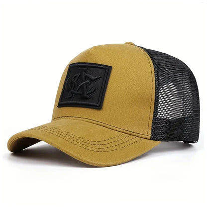 2026 Breathable Mesh Baseball Cap – CA Embroidered Unisex Hat with Sunshade Design for Daily Wear, Hip-Hop & Skateboarding