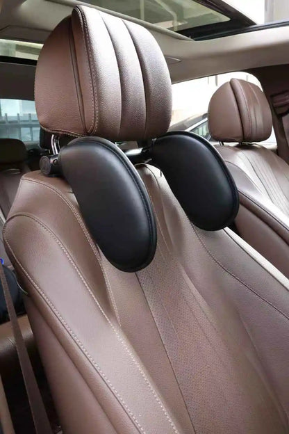 Adjustable Memory Foam Car Headrest Pillow – 180° Rotating Neck Support Cushion for Travel, Road Trips & Comfortable Car Sleeping