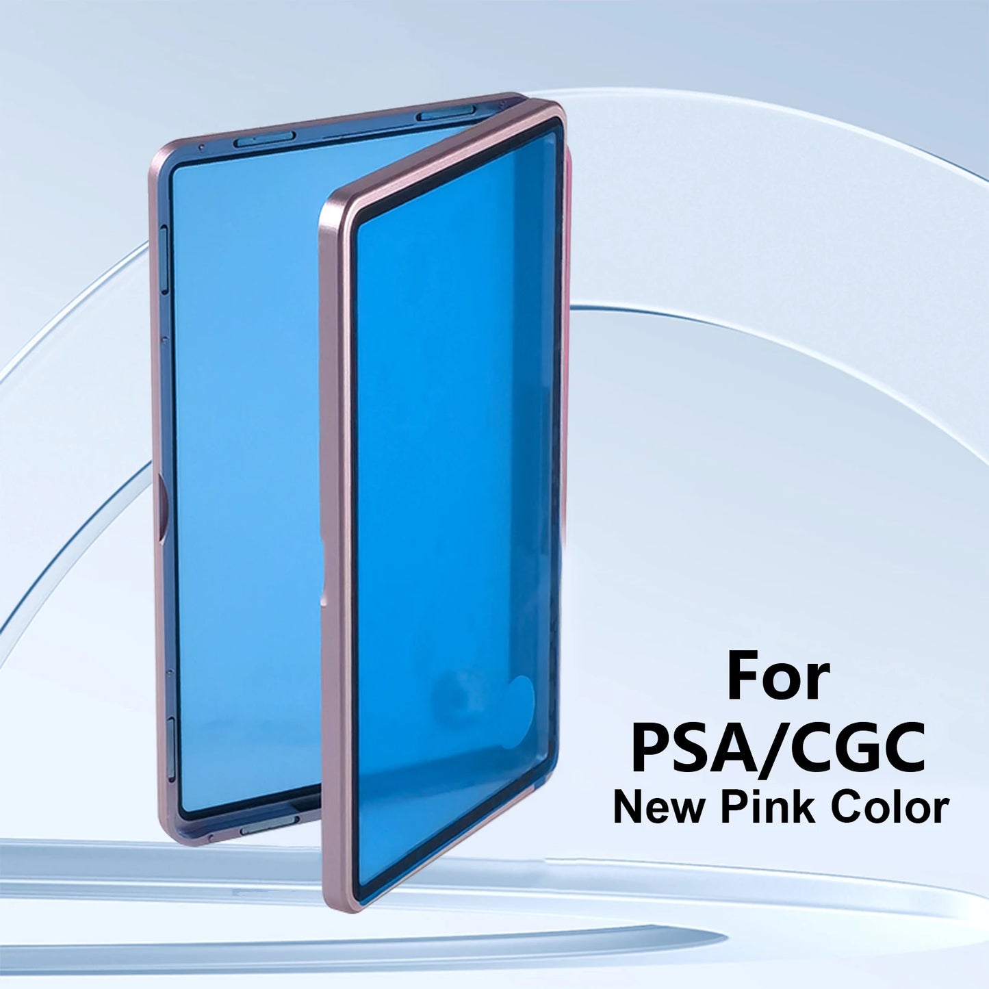 Aluminum Alloy Graded Card Case – PSA/CGC Slab Protector with UV & Scratch Resistant Magnetic Display Box