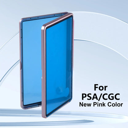 Aluminum Alloy Graded Card Case – PSA/CGC Slab Protector with UV & Scratch Resistant Magnetic Display Box