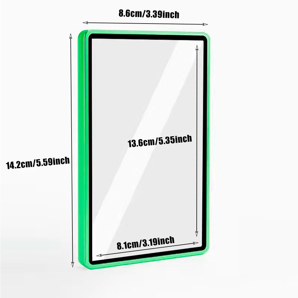Aluminum Alloy Trading Card Display Case with Stand – Multicolor PSA & BGS Graded Card Protector Holder for Horizontal & Vertical Display
