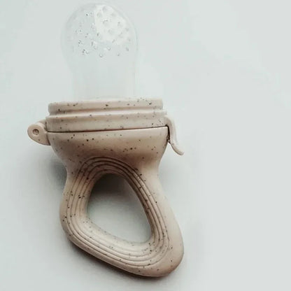 Silicone Baby Fruit Feeder Pacifier – Fresh Food & Teething Feeder with Protective Cover