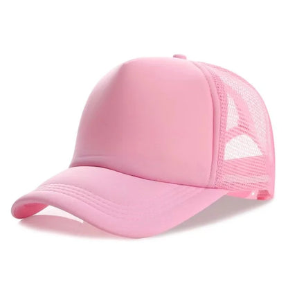 Gorra Trucker de Malla de 5 Paneles con Logotipo Personalizado – Gorra de Béisbol Ajustable para Hombres y Mujeres, Equipos Deportivos y Uso al Aire Libre en Verano