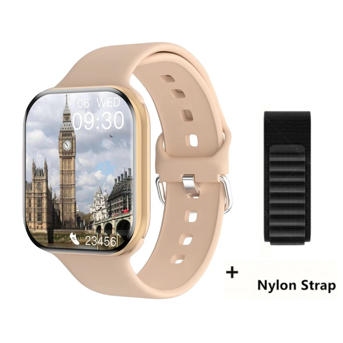 Watch 11 Smartwatch – GPS Bluetooth Calling NFC Smart Watch with Body Temperature Monitor & Always-On Display for Android & iPhone