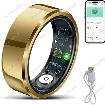 R11C 2026 Smart Ring – Blood Pressure, Heart Rate & Sleep Monitoring, IP68 & 5ATM Waterproof Multi-Sport Ring for Men & Women