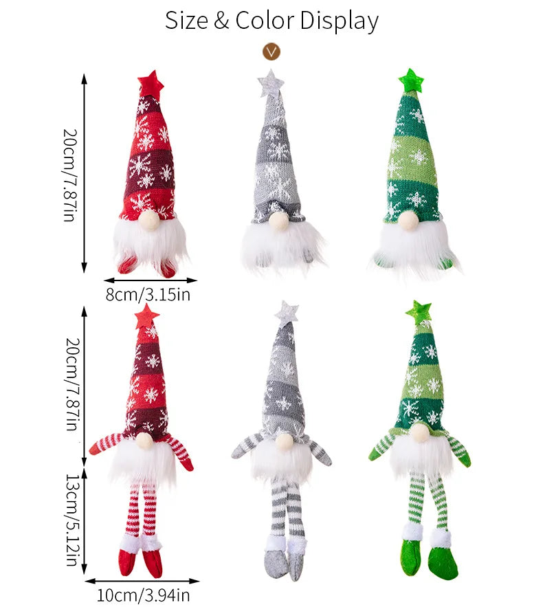 2026 Glowing Gnome Christmas Doll – Faceless Merry Christmas Decoration for Home, Navidad & New Year Holiday Gifts