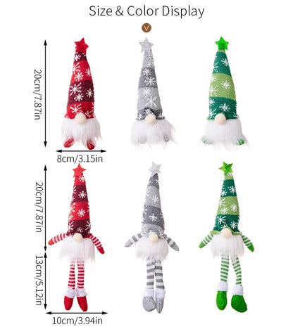 2026 Glowing Gnome Christmas Doll – Faceless Merry Christmas Decoration for Home, Navidad & New Year Holiday Gifts