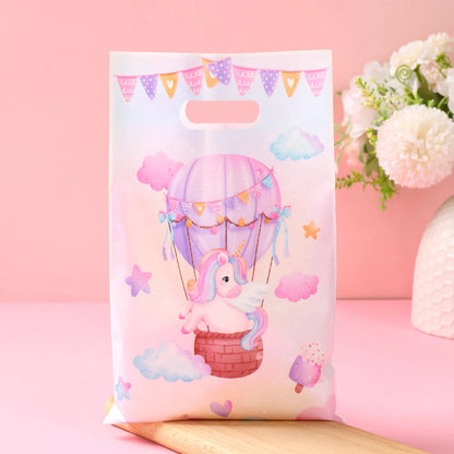 10/25/50 unidades Bolsas de Regalo de Unicornio para Dulces – Lindas Bolsas de Mano para Recuerdos de Fiesta, Decoraciones de Cumpleaños, Baby Showers, Regalos para Niños y Artículos de Celebración