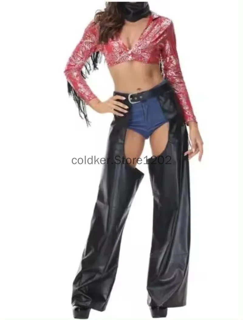 Hippie Cosplay Costume for Women – 60s/70s Retro Disco Stage Wear (Purim / Halloween Carnival Outfit)