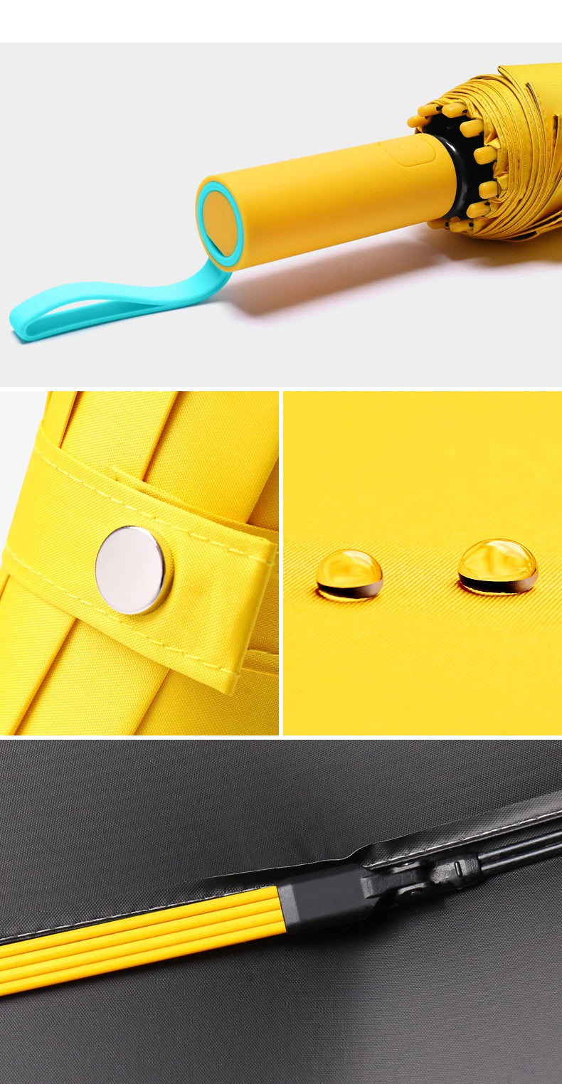 Paraguas Automático Cortavientos de 72 Huesos – Paraguas Grande Plegable para Lluvia con Protección UV para Hombres y Mujeres, Paraguas Impermeable de Alta Resistencia para Exteriores