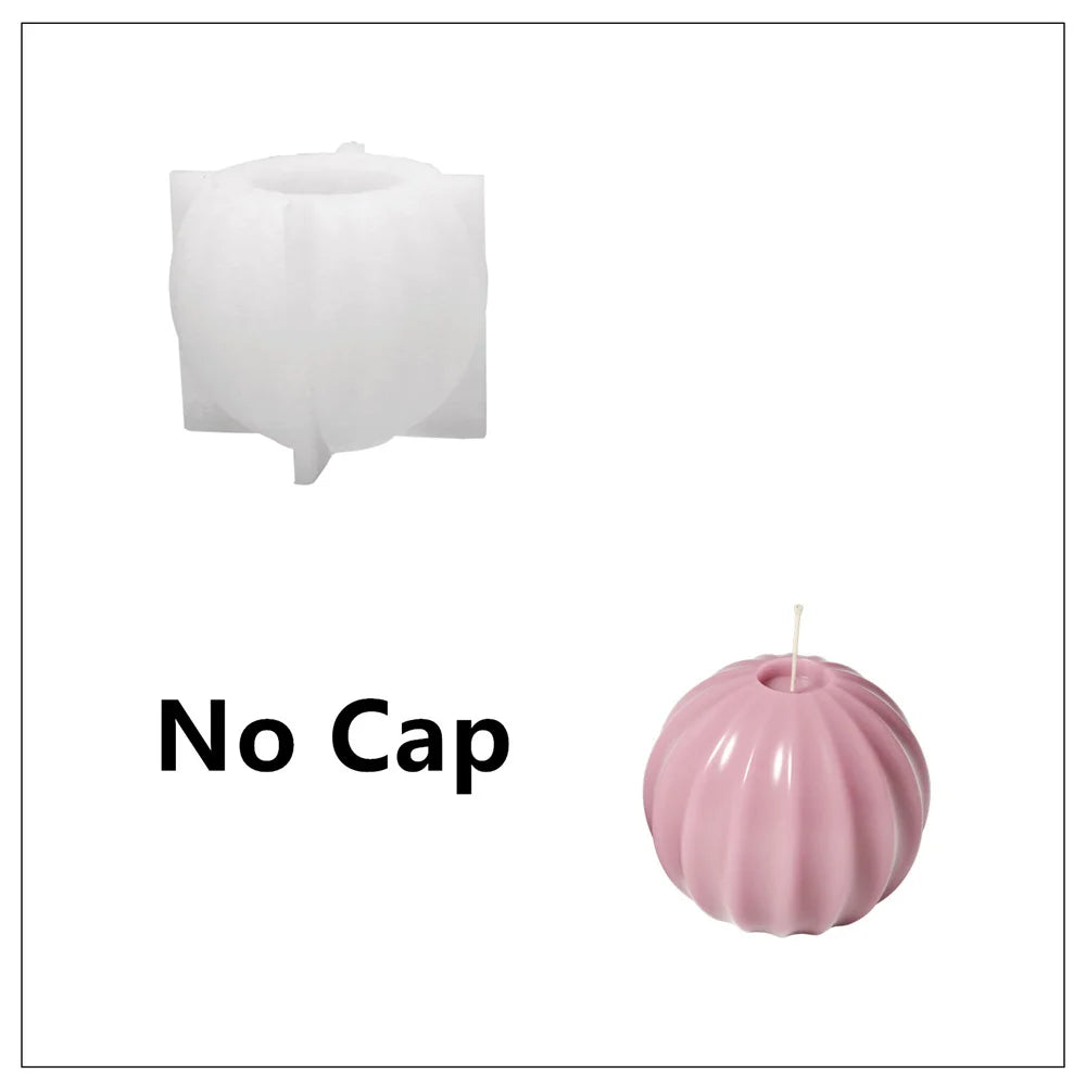 Christmas Bauble Candle Silicone Mold – DIY Scented Candle Making Mould for Xmas Gifts, Holiday Crafts & Home Decoration