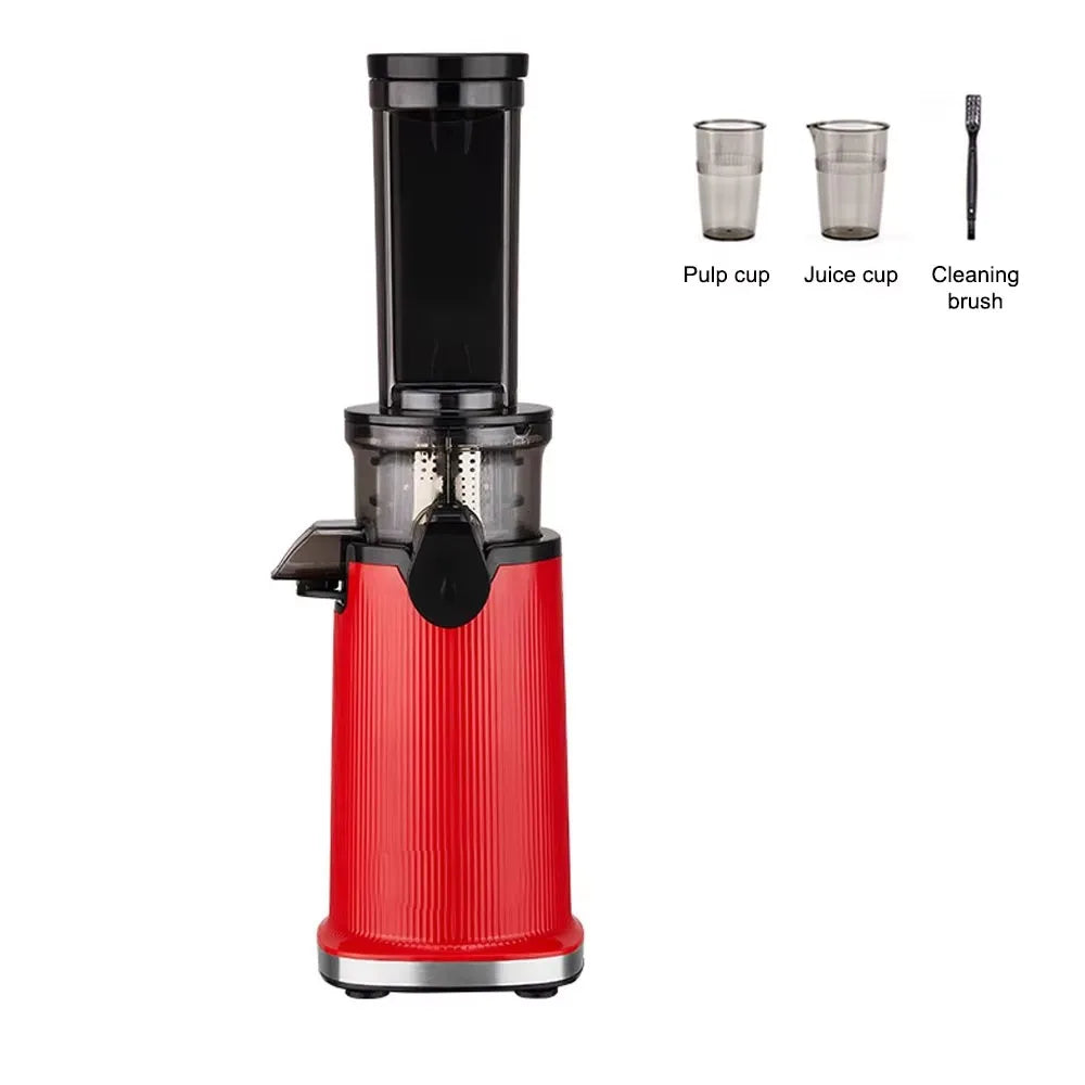 Slow Masticating Juicer – Cold Press Fruit Juice Extractor with 31mm Feed Chute, High-Yield Juicing & Orange Separator