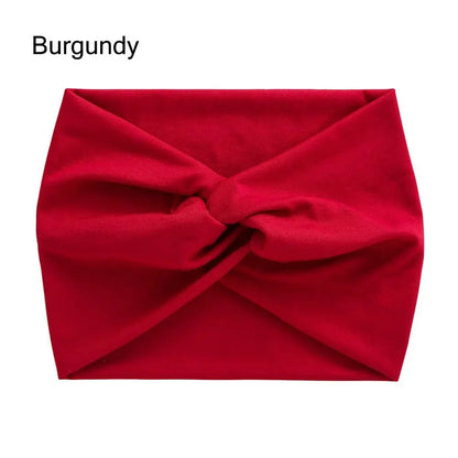 Extra Large Twisted Headband – Thick Wide Turban Hair Wrap for Women | Workout Yoga Fashion Hair Accessories