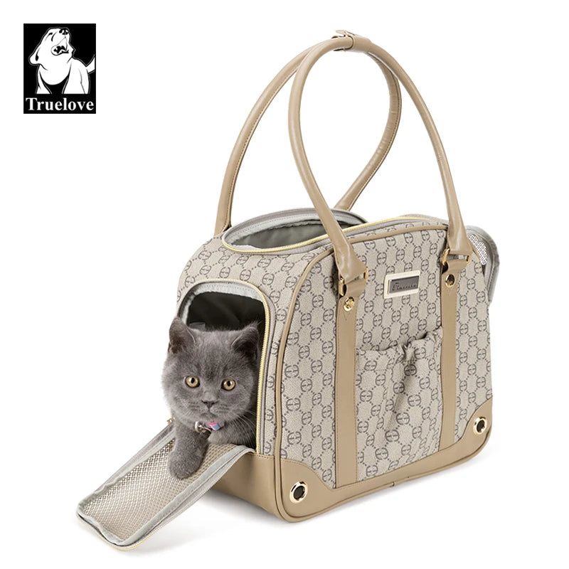 Bolso transportador Truelove para mascotas, mochila portátil de cabina para gatos y perros pequeños TLX6971