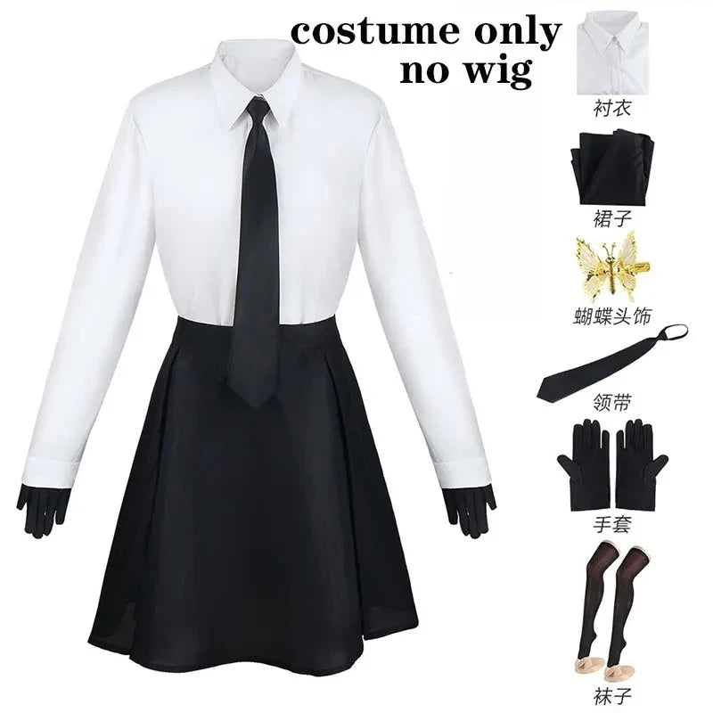 Akiko Yosano Cosplay Costume – Full Set Dress with Headwear (Anime Convention Outfit)