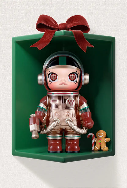 POP MART MEGA Space Molly 100% – Série 4e anniversaire – Boîte Mystère Figurines de Collection
