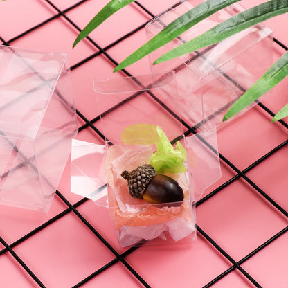 Boîtes-cadeaux transparentes pour bonbons et chocolats pour dragées de mariage, biscuits, friandises et emballages d'événements