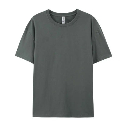 Women’s 100% Cotton Solid T-Shirt Summer Casual Sporty Loose Short Sleeve O-Neck Tee White Black