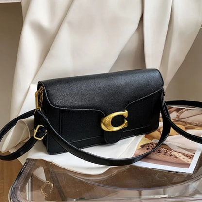 Double Strap Small Square Crossbody Bag for Women Stylish Underarm Shoulder Purse with Adjustable Strap