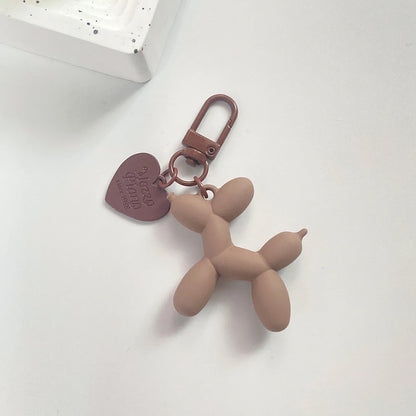 Cute Acrylic Balloon Dog Keychain – Cartoon Y2K Bag Pendant for Women & Couples, Car Key Chain, Jewelry Gift & Decorative Accessory