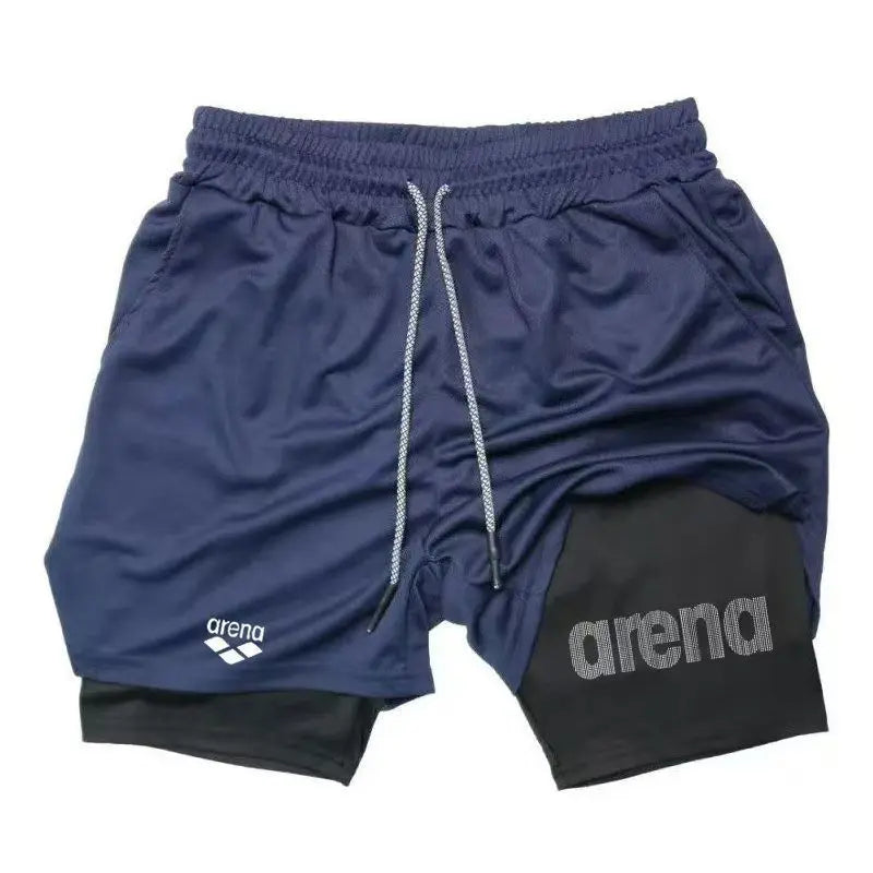 Men's Quick-Dry Gym Shorts – Lightweight Breathable Beach Surf Board Shorts for Running, Training & Summer Sports