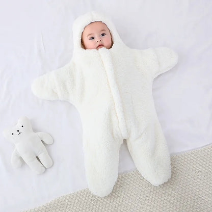 Newborn Baby Cartoon Hooded Romper – Long-Sleeve One-Piece Jumpsuit Bodysuit for Baby Boys & Girls, Toddler Casual Outfit