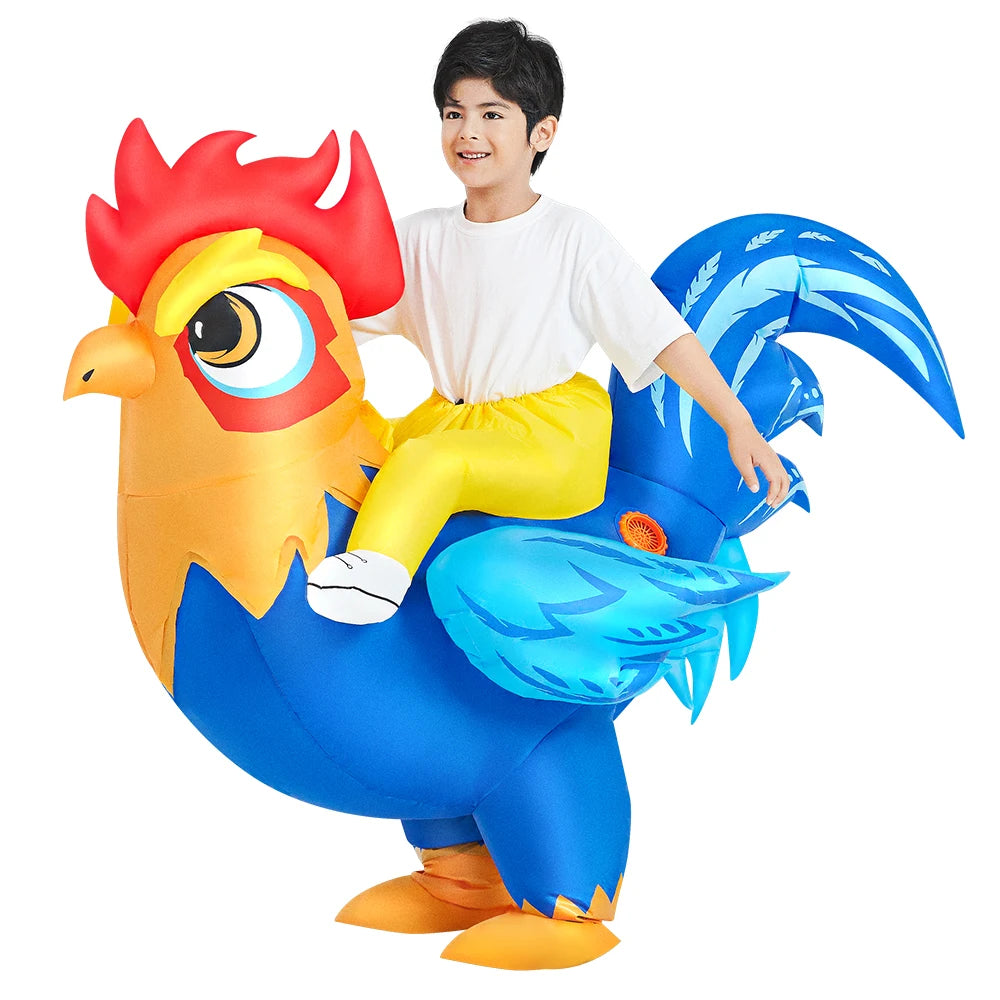 Kids’ Dinosaur Inflatable Costume – Fun Cosplay Party Outfit for Boys & Girls, Halloween, Christmas, Purim & Dress-Up Events