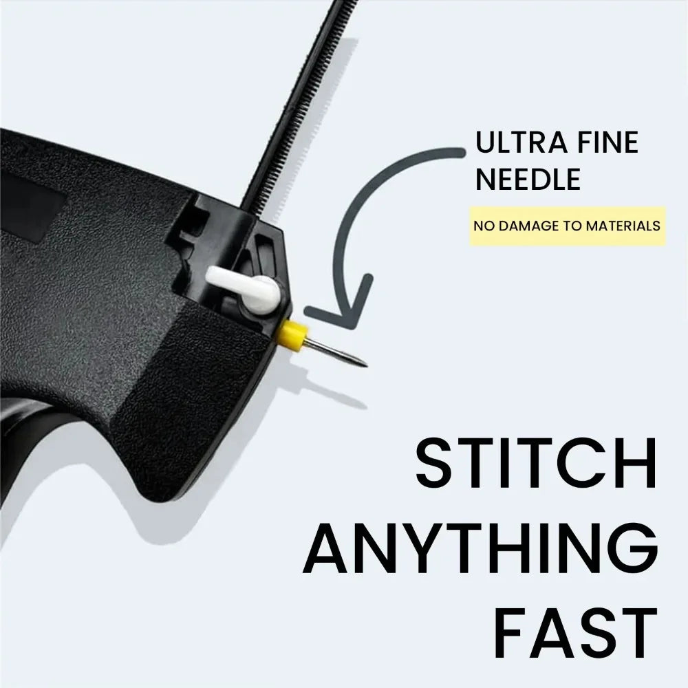Mini Stitch Gun for Clothing Repair – Micro Stitch Tagging Gun, Quick Hemming Tool for Sewing, Quilting, Fabric Fixing & DIY Garment Alterations
