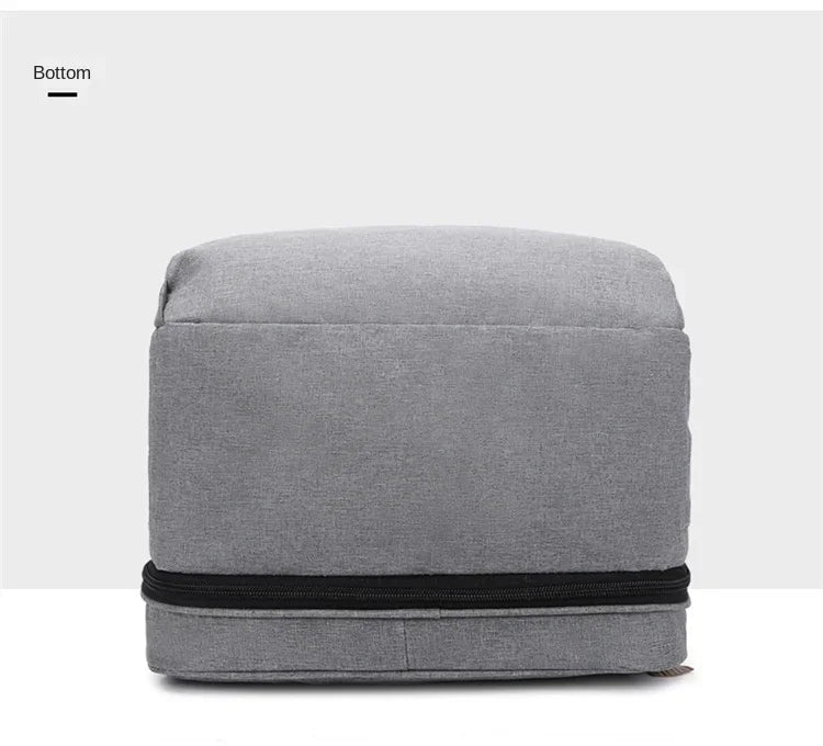 Sac à langer de grande capacité pour bébés avec matelas à langer – Sac à langer de maternité imperméable pour mamans avec rangement pour biberons et lit de bébé