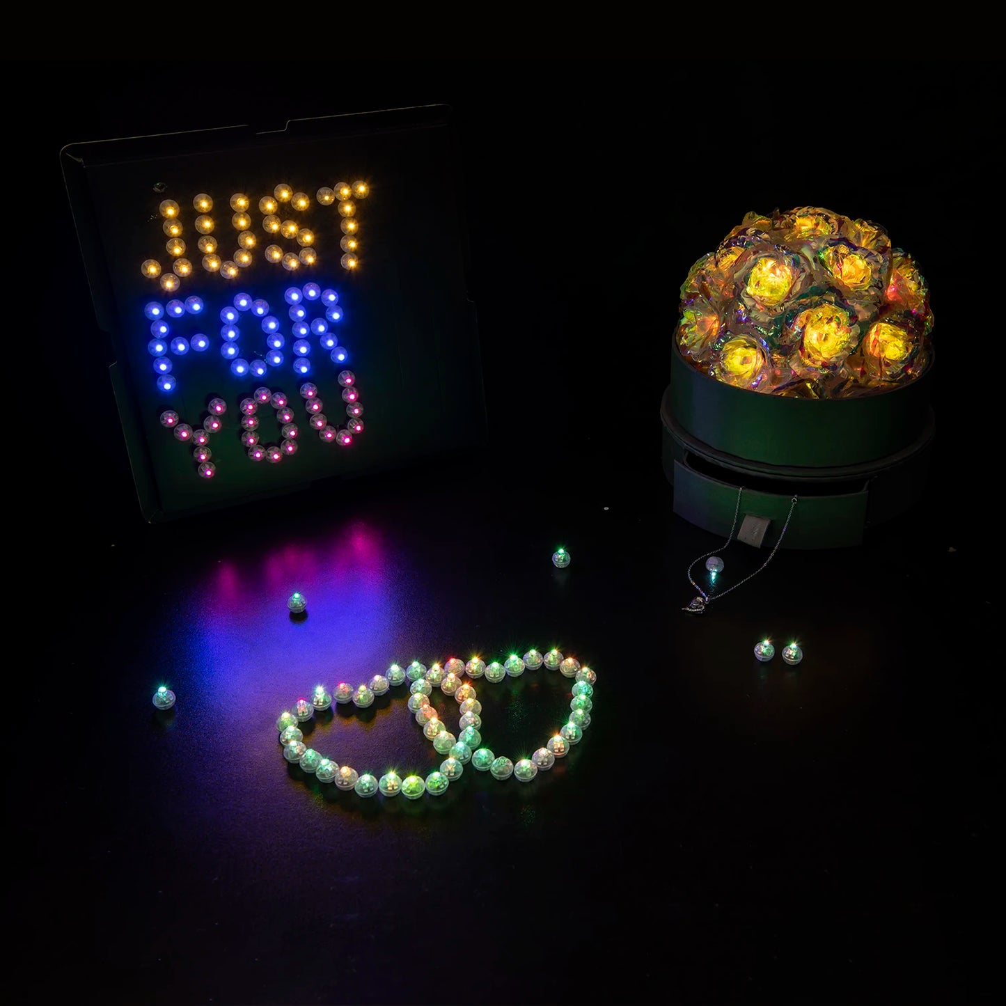 Mini luces LED para globos – Pequeñas luces redondas para globos, bodas, Navidad y decoraciones para fiestas