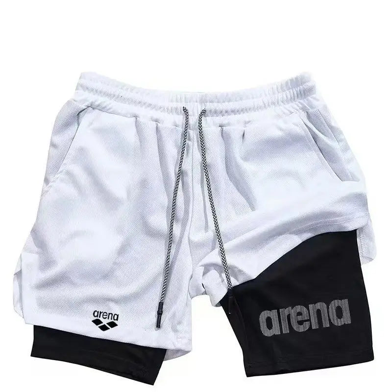 Men's Quick-Dry Gym Shorts – Lightweight Breathable Beach Surf Board Shorts for Running, Training & Summer Sports