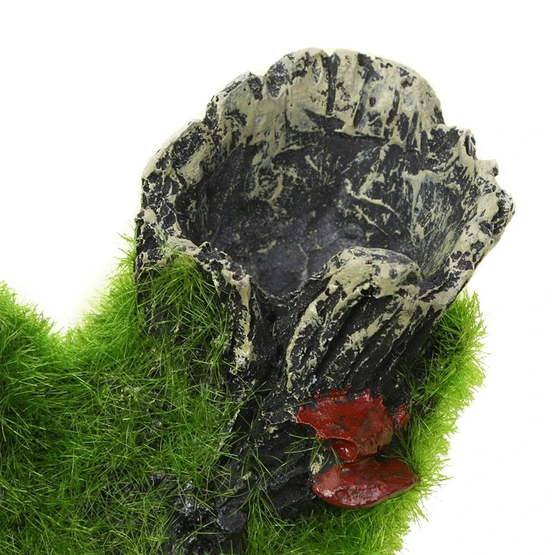 Resin Aquarium Shrimp Hiding Cave – Realistic Tree House Shelter & Breeding Hideout for Shrimp and Fish, Aquascaping Landscaping Decor