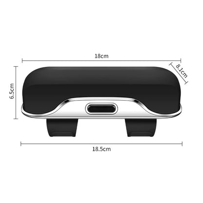 Soporte para gafas de sol para visera de coche – Estuche de almacenamiento para gafas de apertura a presión con diseño antipolvo y antirrayas