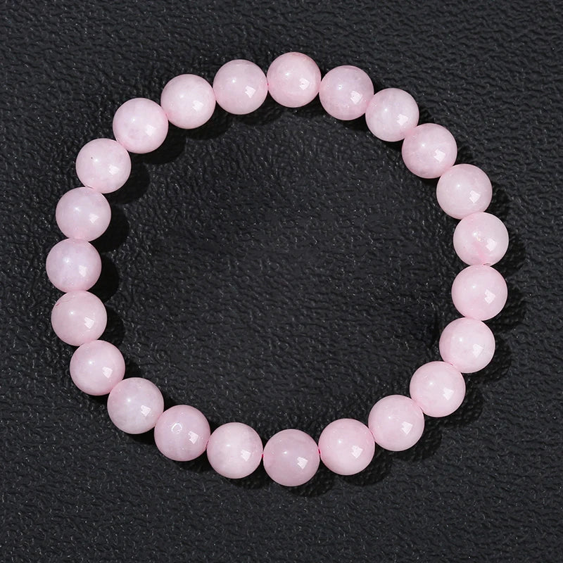 Bracelet en perles de lapis-lazuli naturel, de quartz et d'améthyste – Bijou énergétique de guérison Reiki en cristal pour hommes et femmes