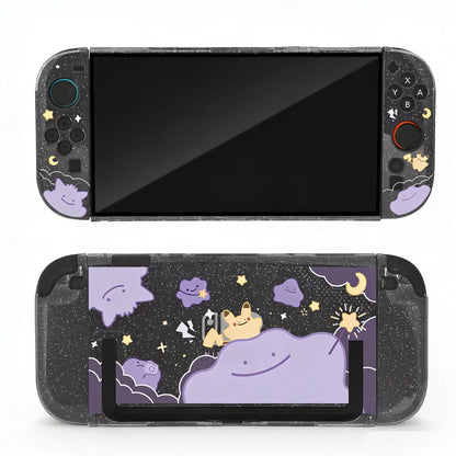Pokémon Nintendo Switch 2 Protective Case – Split Ditto & Pikachu Anti-Scratch Cover for NS2 Console & Gaming Accessories