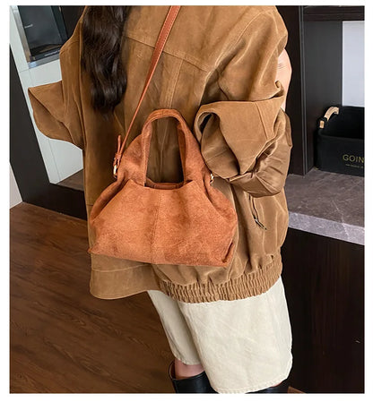 Sac à main bouffant français – Sac à bandoulière givré tendance avec fermoir magnétique, sac à main rétro en forme de nuage, sac à main tendance de style boîte à déjeuner pour femmes pour une utilisation décontractée et quotidienne