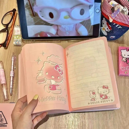 A6 Cuaderno de gato bonito - Diario de gatitos de dibujos animados, diario de estudiante y libro para colorear