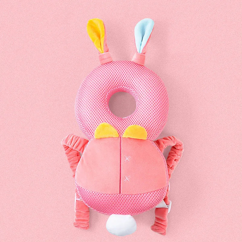 Mochila protectora de cabeza para bebé – Cojín de seguridad de abeja ángel para 1-3 años, almohada protectora anticaída