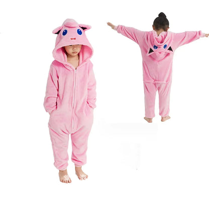 Pokémon Kigurumi Pajama Onesie – Pikachu, Gengar, Snorlax & More Anime Cosplay Sleepwear