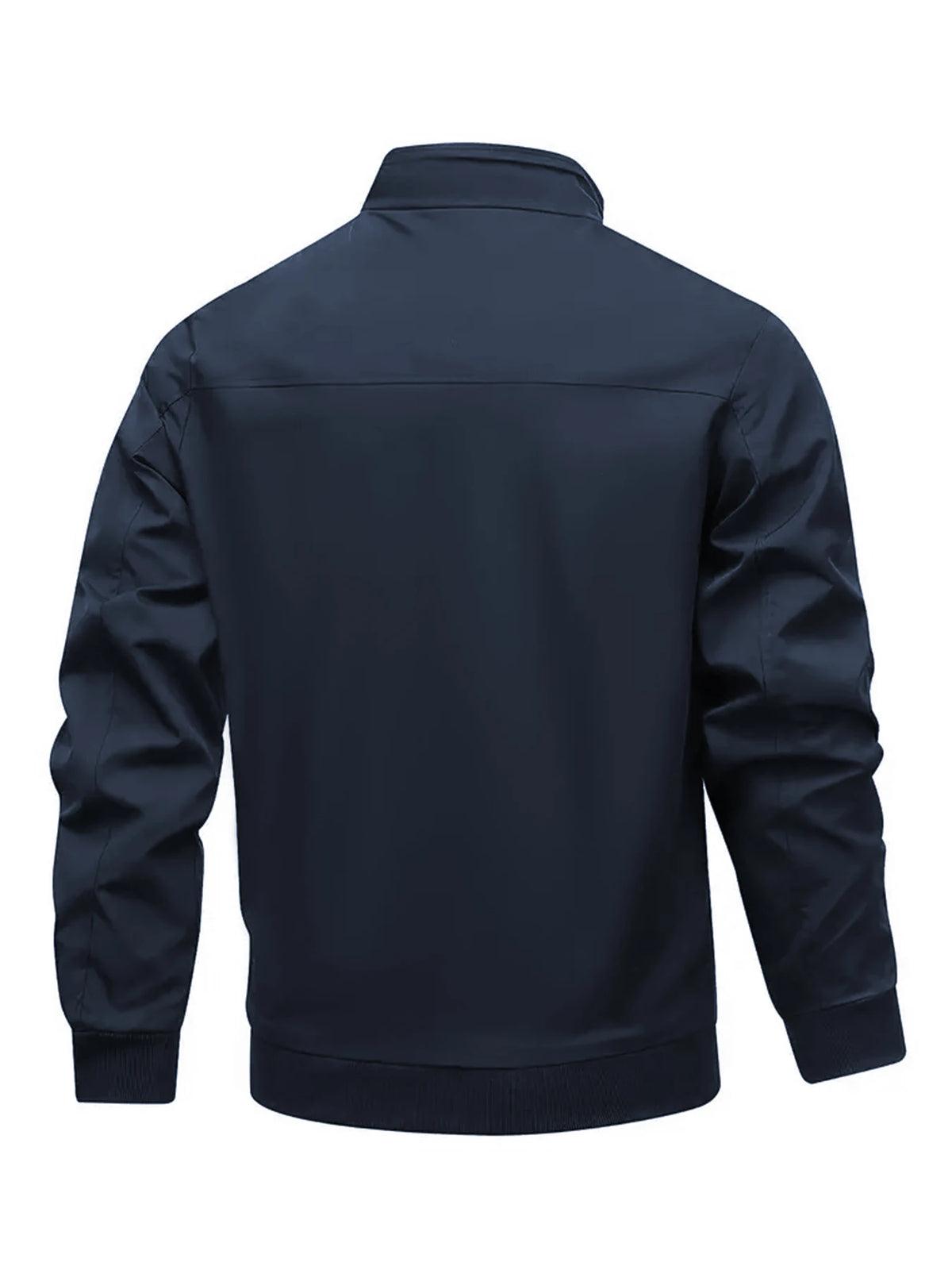Men’s Plus-Size College-Style Jacket – Trendy Casual Outerwear for Spring & Autumn, Fashionable Everyday Coat