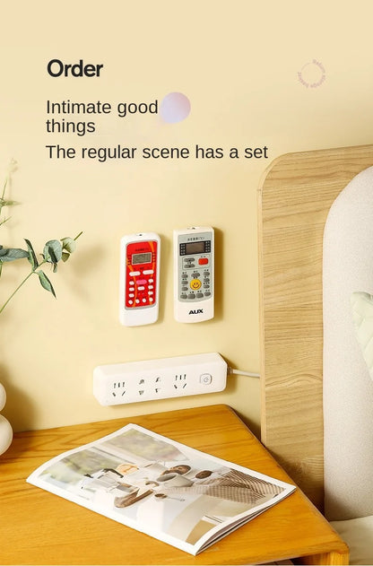 Magnetic Remote Control Holder – Adhesive Wall Mount Organizer for TV Remotes, Home & Office Storage