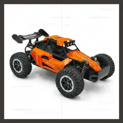Camión Monstruo RC 4x4 a Escala 1:16, 20 KM/H, Coche Teledirigido con Carrocería de Aleación, Faros LED y Juguete de Carreras Todoterreno de 2.4GHz para Niños