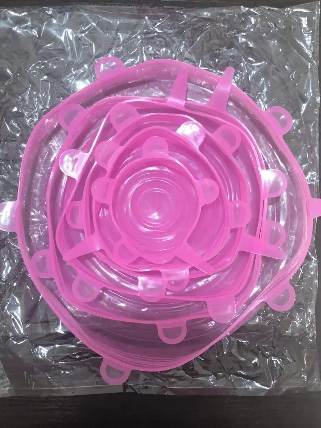 Reusable Silicone Stretch Lids – Flexible Food Covers for Bowls & Containers, Airtight Fresh-Keeping Kitchen Storage Accessories