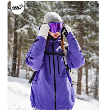 John Snow Unisex Ski Jacket – 2026 Waterproof & Breathable Winter Coat, Warm Snowboarding and Outdoor Sports Outerwear for Men & Women