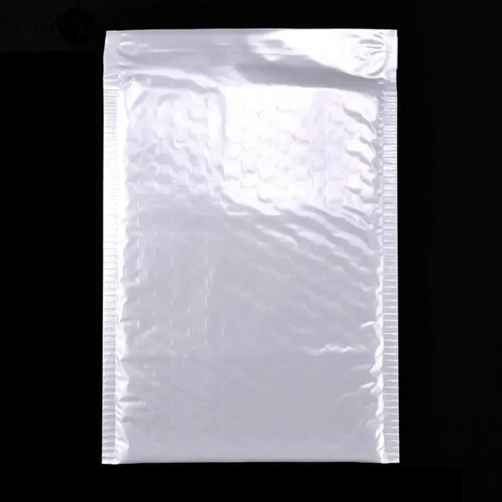 Sobres de burbujas blancos – Sobres de envío acolchados impermeables con autocierre, bolsas de embalaje de burbujas gruesas para envíos seguros (11/15/23 cm)