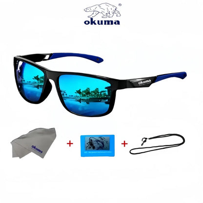 Okum Polarized Sunglasses – UV400 Anti-Glare Sports Eyewear for Cycling, Driving, Fishing & Outdoor Activities