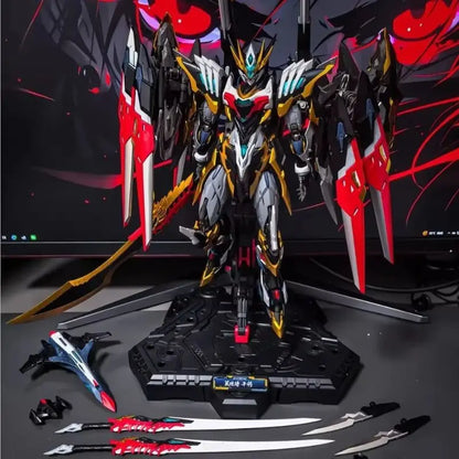 Motor Nuclear MG 1/100 Gan Jiang MNP-XH12 Assembly Model Kit – Alloy Skeleton Robot Action Figure, DIY Plastic Mecha Toy & Collectible Gift