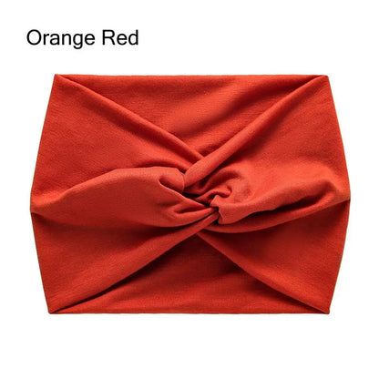 Extra Large Twisted Headband – Thick Wide Turban Hair Wrap for Women | Workout Yoga Fashion Hair Accessories
