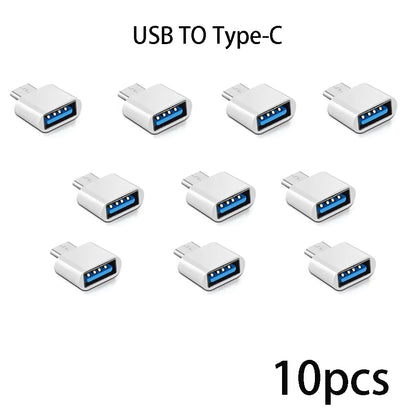 USB-C to USB 3.0 OTG Adapter – Type-C Male to USB-A Female Data Connector for MacBook, iPad & USB-C Devices